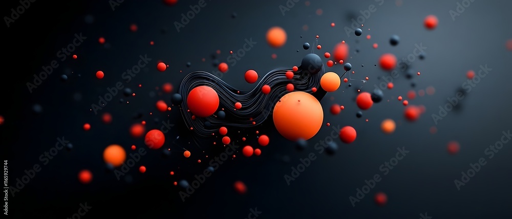 Poster captivating digital artwork showcasing a visionary digital domain filled with dynamic data flow intr