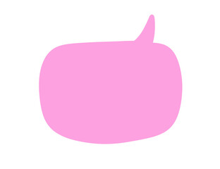 Chat Speech Bubble Message Text Cloud Vector Shape