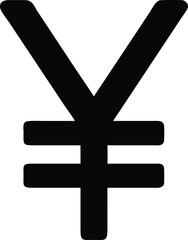 Obraz premium Yen Symbol for Japanese Money
