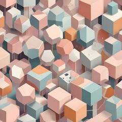 Fototapeta premium 3d render of a building