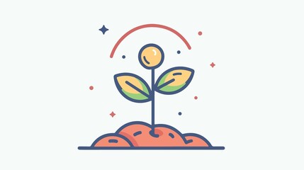 Boosting Profit and Revenue Growth in 2017 Flat Icon