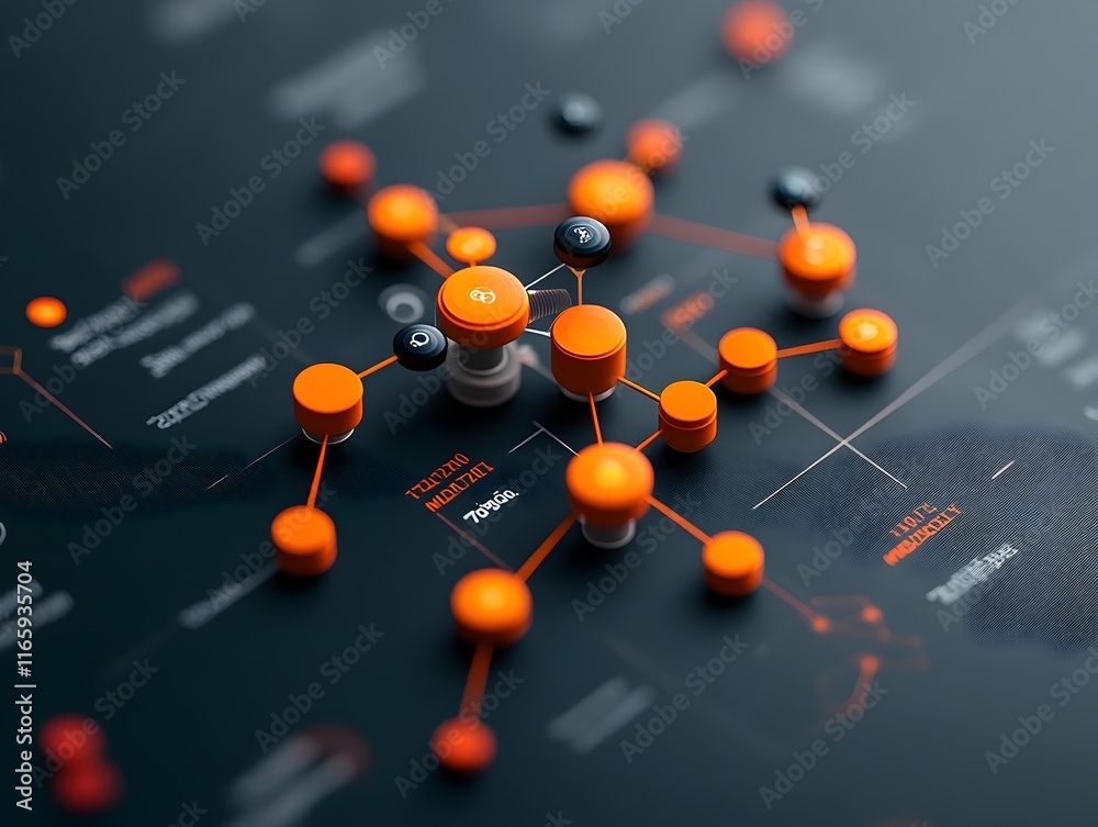 Poster mesmerizing digital canvas showcasing intricate data flows holographic data visualizations and advan