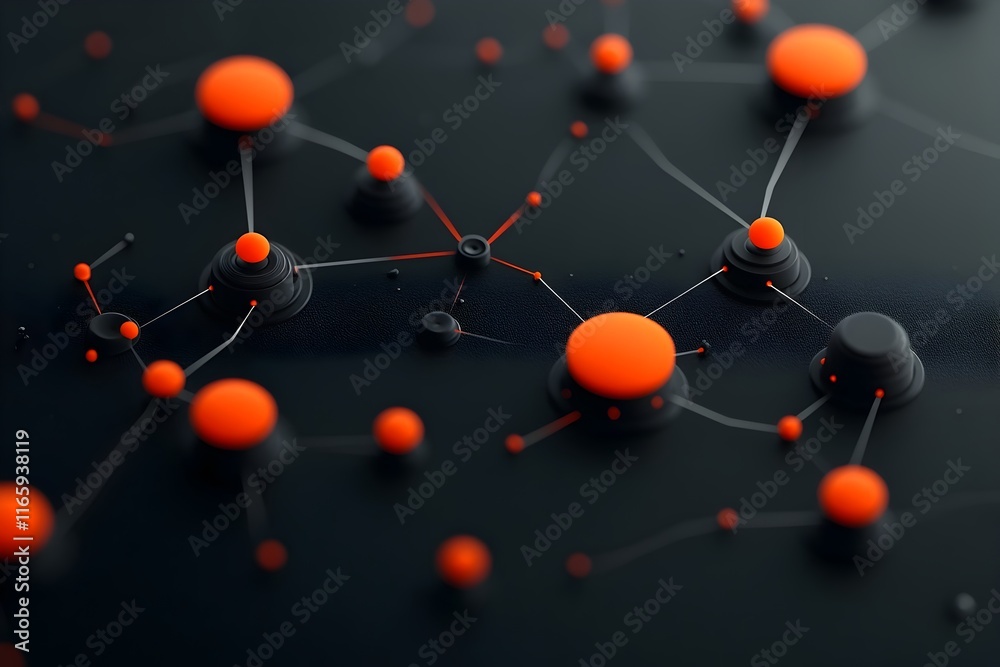 Aufkleber expansive digital canvas with intricate data lattices luminescent data nodes and swirling informatio
