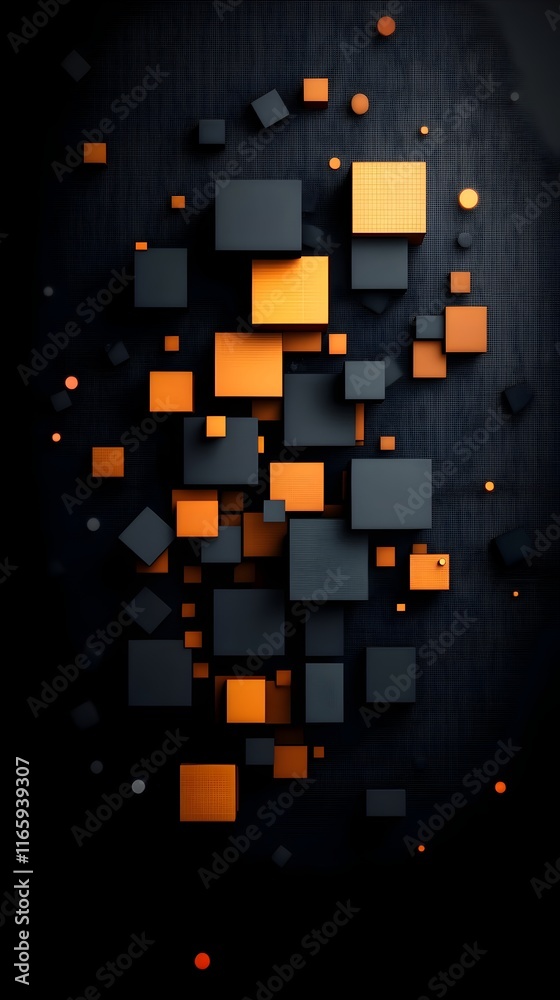 Poster visionary digital haven mesmerizing abstract data visualizations dynamic digital topographies and cy