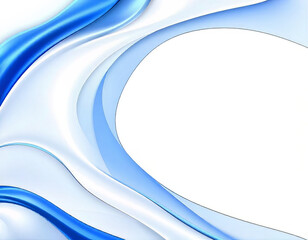 Fototapeta premium Abstract blue wave background for website or presentation