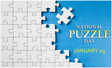 Celebrate National Puzzle Day on January 29