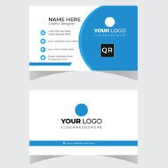 Business card design template, Clean professional corporate business card template, visiting card, business card template.