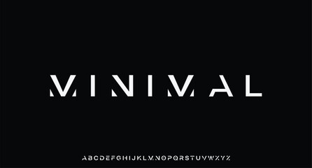 modern creative alphabet. Future fonts style. Typography uppercase and lowercase fonts. vector illustration
