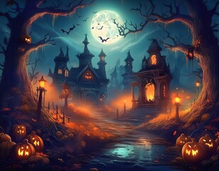 background style halloween