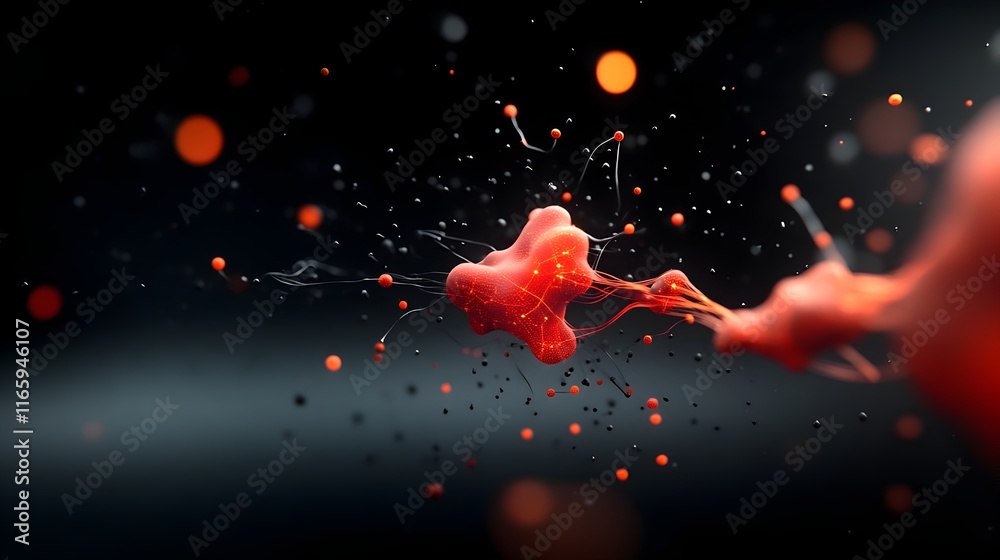Poster highly detailed digital realm showcasing intricate neural networks pulsing data flows encrypted data
