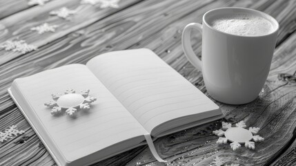 Exploring medical research concepts related to the covid 19 pandemic in a study notebook on a desk