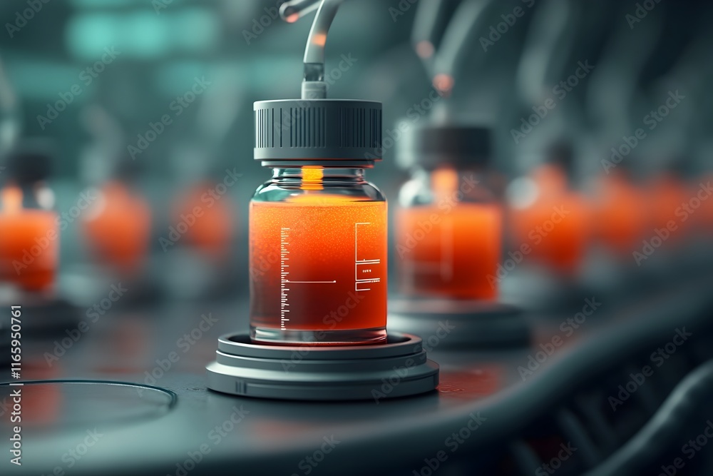 Poster experimental pheromone formula designed to attract attention and interest creating a mesmerizing bio