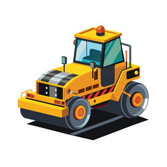 Construction vehicle concept illustration