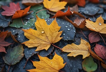 Fall Leaf Details: Rich Textures and Fall Leaf Colors
