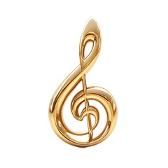 The image features a gold treble clef.
