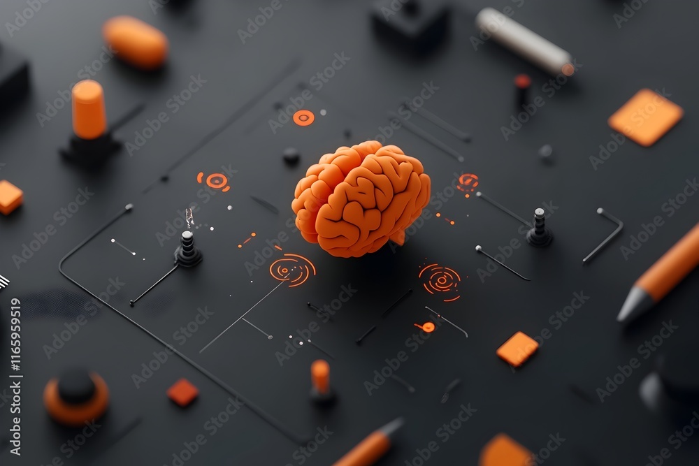 Poster futuristic digital realm showcasing intelligent neural networks autonomous agents encrypted data str