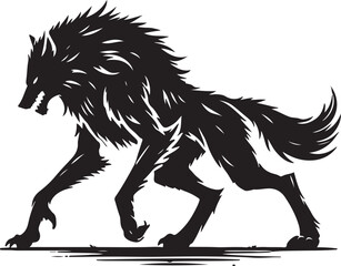 Werewolf Vector Illustration