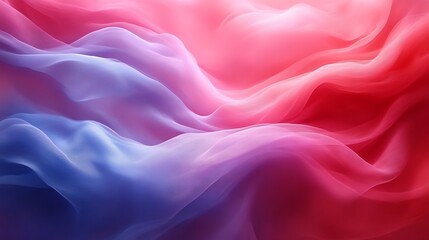 Fototapeta premium Abstract Pink and Blue Wave Pattern Design