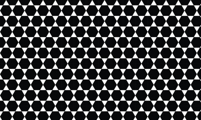 abstract black hexagon pattern suitable for background.