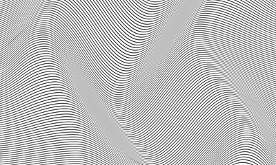 abstract black wave line pattern suitable for background.