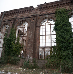 Obraz premium Ruins of the Krayan factory located in Odessa. Ukraine