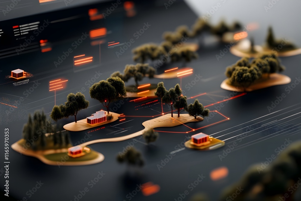 Poster captivating digital landscape showcasing the dynamic interplay of data matrices quantum cryptography