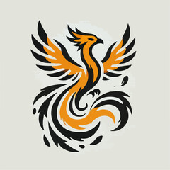 illustration of an phoenix