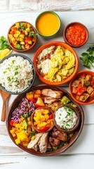 A Vibrant Array of Flavors: A Colorful and Healthy Meal