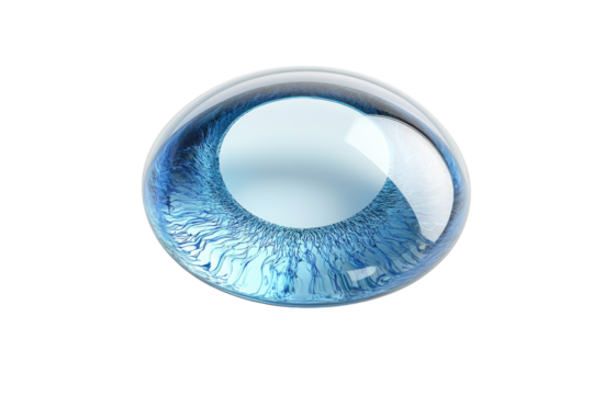 "Lightweight Glass Contact Lenses for Easy Use"