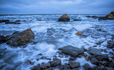 The Black Sea in the Odessa region looks unbeatable in winter.