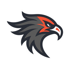 Obraz premium Design a sleek falcon mascot logo. 