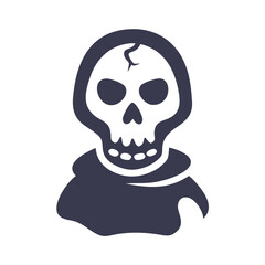 Design a spooky skeleton mascot logo.