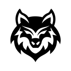 Obraz premium Create a tribal wolf mascot logo.