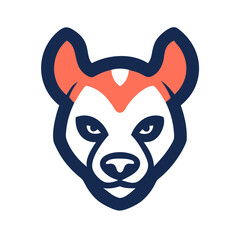 Design a cunning hyena mascot logo.