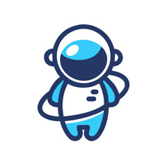 Create a cosmic astronaut mascot logo.