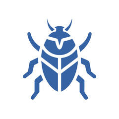 Design an armored beetle mascot logo.