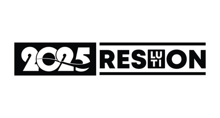 2025 year new year resolution, New Year Resolution Concept words, 2025 GOALS. 2024 RESOLUTIONS