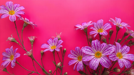 Fototapeta premium dark pink color bacjground, with orange, white purple, madical,.