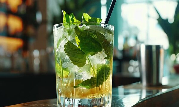 a glass of cold drink that refreshes the throat in hot weather