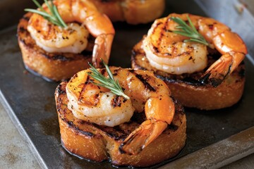 shrimp and garlic toast