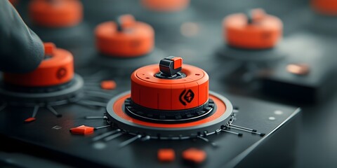 Futuristic swarm robotics experimentation arena showcasing distributed sensor networks collective decision making algorithms self organization emergent behaviors