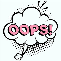 Comic style speech bubble collection