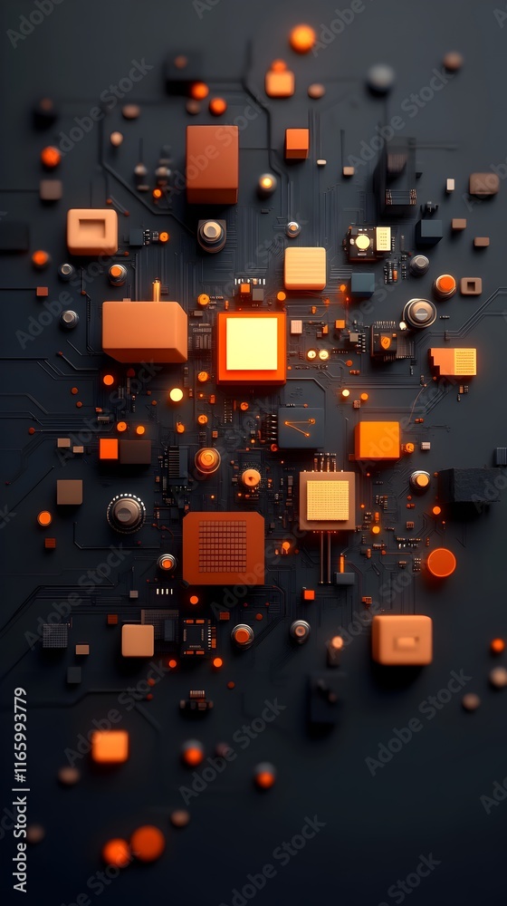 Poster immerse yourself in a visionary digital haven where abstract data visualizations and dynamic digital