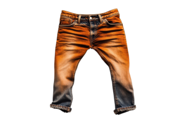 Comfortable and Durable Rust Color Denim for All-Day Wear
