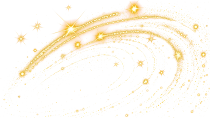 Golden glitter curve stardust serenade shimmering path of gold light png clipart transparent