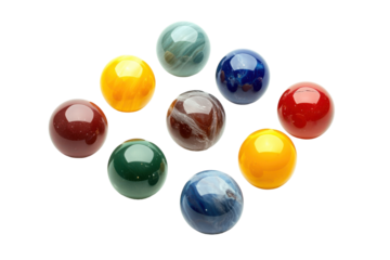 "Decorative Marbles for Crafting and Mosaic Art"