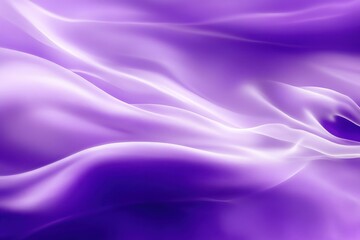 Obraz premium Abstract fluid waves, ethereal purple and white gradients, smoky textures, flowing energy, cosmic nebula, silk-like ripples, dream-like atmosphere, soft focus, mystical aura, violet hues, wispy curves