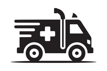 Black Truck Vector Art Minimalist Silhouette Design