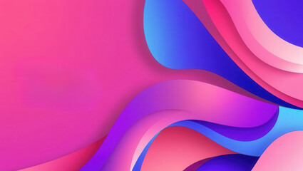 Vibrant abstract flowing shapes graphic design digital art colorful background modern concept