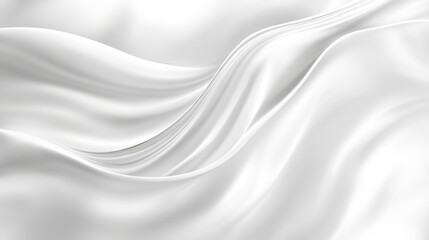 Naklejka premium Abstract vector background with smooth shiny grey, gray waves and halftone 